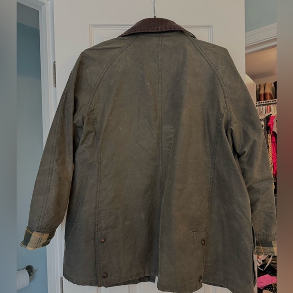 Barbour Beadnellel Waxed Jacket Sz 14 - Picture 2 of 4